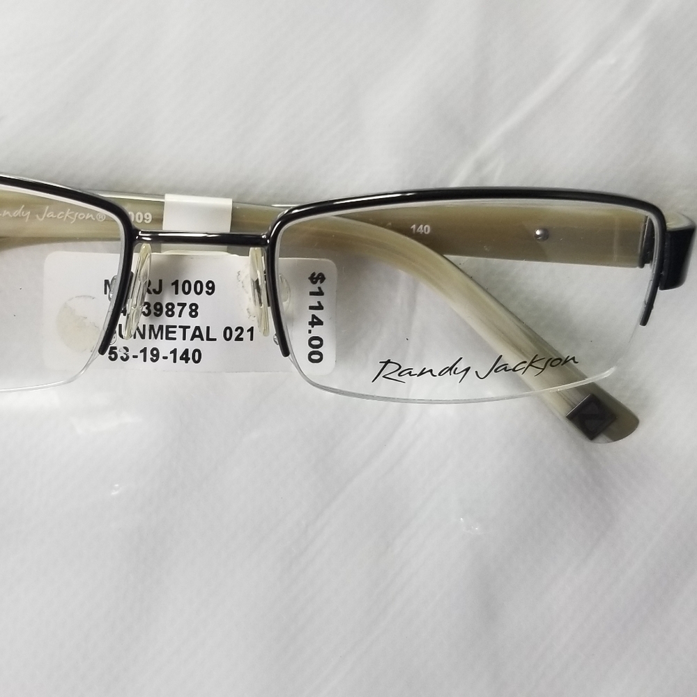 Randy Jackson mf rj  1009 Eyeglass Frames 53-19-140 - Picture 3 of 16